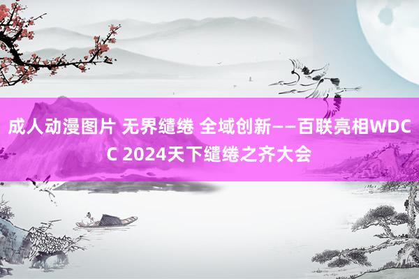 成人动漫图片 无界缱绻 全域创新——百联亮相WDCC 2024天下缱绻之齐大会