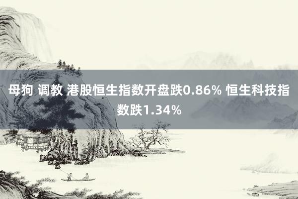 母狗 调教 港股恒生指数开盘跌0.86% 恒生科技指数跌1.34%