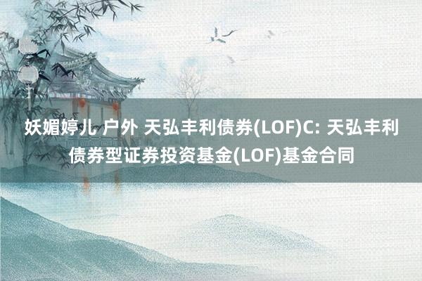 妖媚婷儿 户外 天弘丰利债券(LOF)C: 天弘丰利债券型证券投资基金(LOF)基金合同