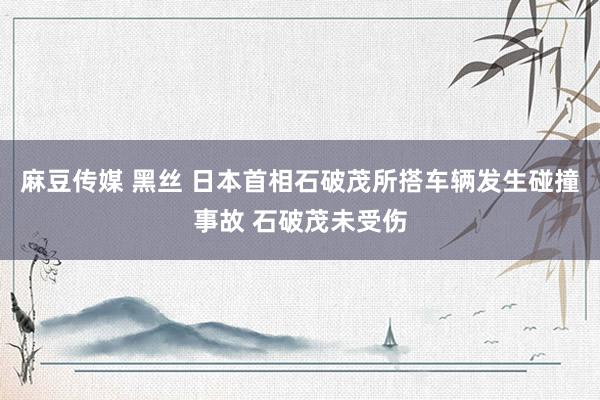 麻豆传媒 黑丝 日本首相石破茂所搭车辆发生碰撞事故 石破茂未受伤