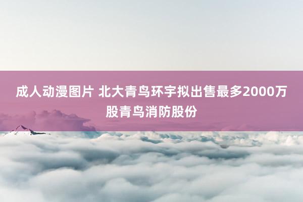 成人动漫图片 北大青鸟环宇拟出售最多2000万股青鸟消防股份