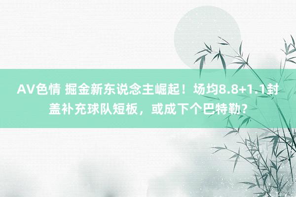 AV色情 掘金新东说念主崛起！场均8.8+1.1封盖补充球队短板，或成下个巴特勒？